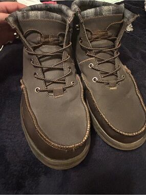 Men's Hey Dude Bradely Casual Brown Lace-Up Boots